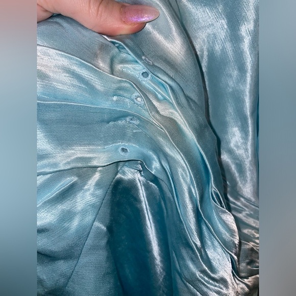 New! Aje. Moonglade Pierced Top in Spearmint Blue 🩵 size 10 NWT! - Picture 13 of 16